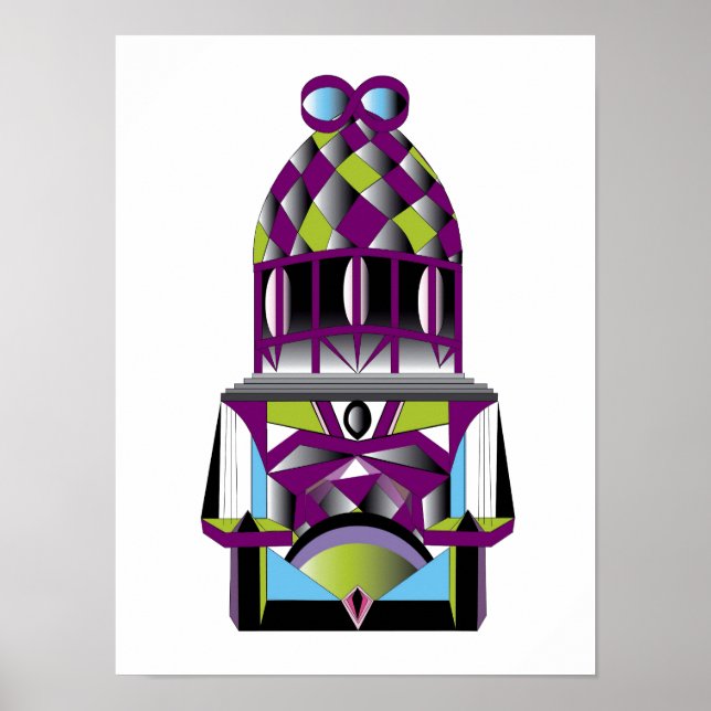 Art Deco Style Poster (Vorne)