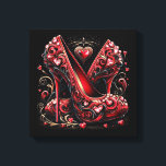 Art Deco Style Stiletto High Heels Leinwanddruck<br><div class="desc">Art Deco Stil Rot Stiletto High Heels mit Diamond Shaped Hearts Geben Sie Ihren Wänden ein zeitgenössisches und modernes Aussehen mit diesen hochauflösenden Acryldrucken. Dein Bild wird auf hochwertigem Archivfotopapier gedruckt und auf robustem Acryl befestigt, um ein einzigartiges und mehr-dimensionales Statement zu setzen! Bereit zum Aufhängen und einfach zu reinigen,...</div>