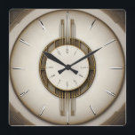 Art Deco Super Style Quadratische Wanduhr<br><div class="desc">Großartiges Uhrendesign. Du wirst es wie andere Liebe bekommen. Sie können dieses Design auch für andere Produkte verwenden,  die Sie mögen,  oder Ihren Text anpassen und hinzufügen. Folgen Sie mir für mehr. Vielen Dank. Ich wünsche Ihnen einen schönen Tag.</div>