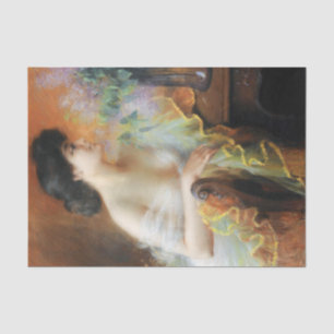 Art-Deco-Szene von Delphin Enjolras Decoupage Seidenpapier