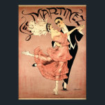 Art Deco ~ Tango Dancers 1920 Poster<br><div class="desc">Dieses Bild zeigt ein exotisches Paar "Les Martinez" darstellend an der Flora Revue, etwa 1920 tanzen The Tango. Dieses Art Deco, Jazz Age Poster wurde von Illustrator und Künstler Charles Verschuuren (1891-1955) geschaffen. Ein wunderschönes Stück Erinnerung für den Liebhaber Vintager Kunst!</div>