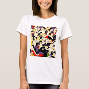 Art Deco Tanzende Paare Muster 1920er Jahre Jazz T-Shirt