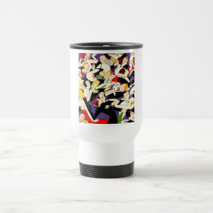 Art Deco Tanzende Paare Muster   1920er Jazz Age Reisebecher