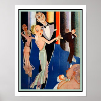 Art-Déco-Tanzpaare der 1930er Jahre Poster