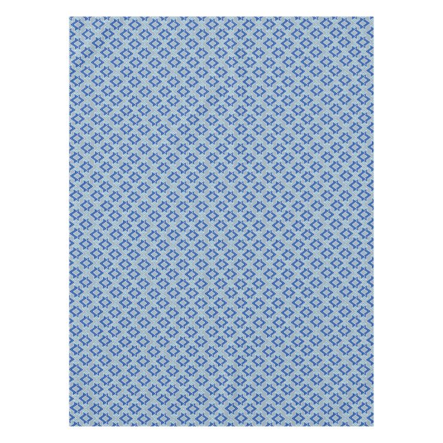 Art-Deco-Tapeten-Muster, grau/grau und blau Tischdecke (Vorderseite)