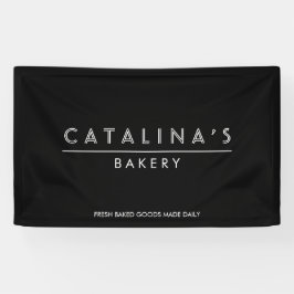 Art Deco Text Bäckerei, Café, Shop Banner