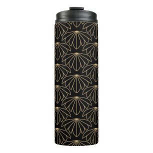 Art Deco Thermal Tumbler Thermosbecher