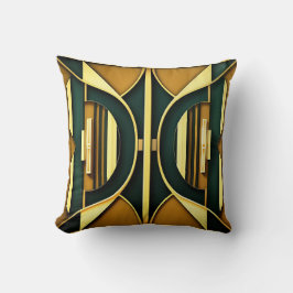Art Deco Throw Pillow Kissen