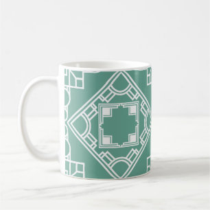 Art Deco Tile Kaffeetasse