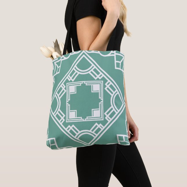 Art Deco Tile Tasche (Von Nahem)