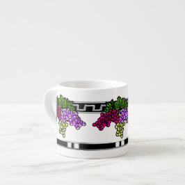 Art Deco Trauben (6oz. Tasse des Ausdrucks)
