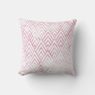 Art Deco Tribal Rosa Marbelstein Kissen