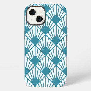 Art Deco Türkis Lüfter iPhone Hülle