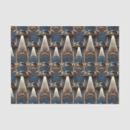 Art Deco UFO Tissue Paper Seidenpapier