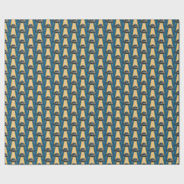 Art Deco UFO Wrapping Paper Geschenkpapier