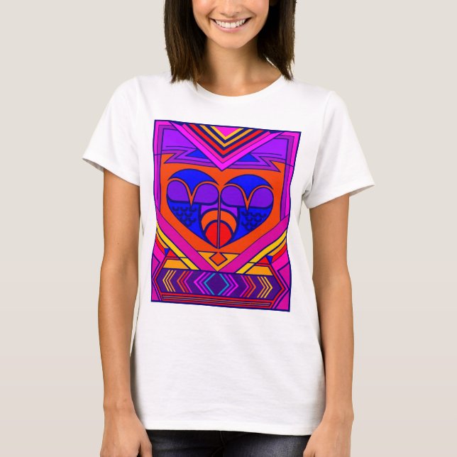 Art Deco Valentine T-Shirt (Vorderseite)