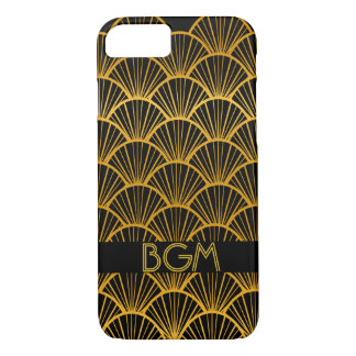 Art Deco Ventilatoren mit Monogramm Case-Mate iPhone Hülle