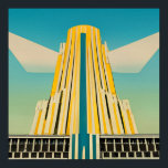 Art Deco Vintag Gebäude Poster 2<br><div class="desc">Art Deco Vintag Gebäude Poster</div>