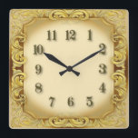 Art Deco Vintag Quadratische Wanduhr<br><div class="desc">Großartiges Uhrendesign. Du wirst es wie andere Liebe bekommen. Sie können dieses Design auch für andere Produkte verwenden,  die Sie mögen,  oder Ihren Text anpassen und hinzufügen. Folgen Sie mir für mehr. Vielen Dank. Ich wünsche Ihnen einen schönen Tag.</div>