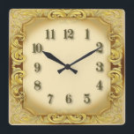 Art Deco Vintag Quadratische Wanduhr<br><div class="desc">Großartiges Uhrendesign. Du wirst es wie andere Liebe bekommen. Sie können dieses Design auch für andere Produkte verwenden,  die Sie mögen,  oder Ihren Text anpassen und hinzufügen. Folgen Sie mir für mehr. Vielen Dank. Ich wünsche Ihnen einen schönen Tag.</div>