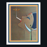 Art Deco Vintage Ad Poster 16 x 20<br><div class="desc">Tolle Optik, Art Deco, Vintage Werbung für Goldflake Zigaretten. Plakat misst 16 x 20.</div>