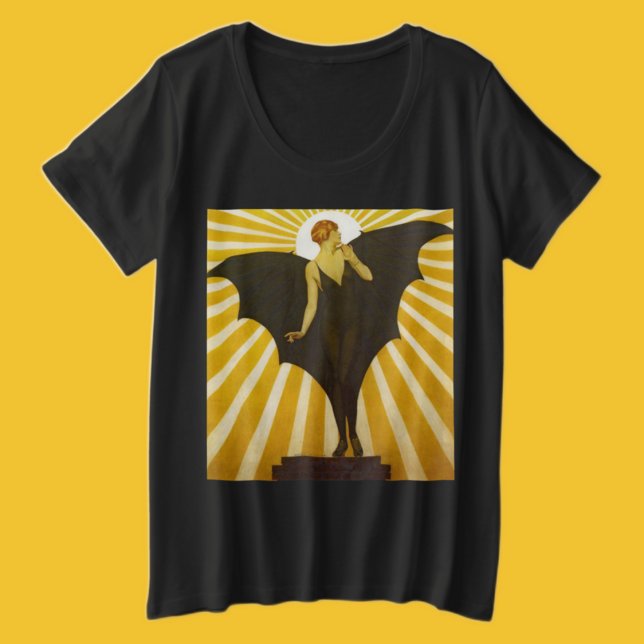 Art Déco vintage "Bat Lady Sunburst" (Créateur téléchargé)