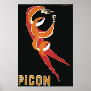 Art déco vintage par Bernard Villemot/ Picon