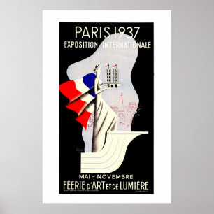 Art déco vintage Paris World expo 1937