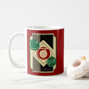 Art Deco Vintage Weihnachtsdekoration  Kaffeetasse