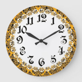 Art Deco Wall Große Wanduhr