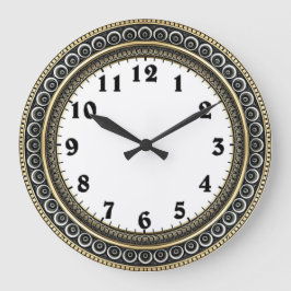 Art Deco Wand Große Wanduhr