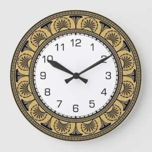 Art Deco Wand Große Wanduhr