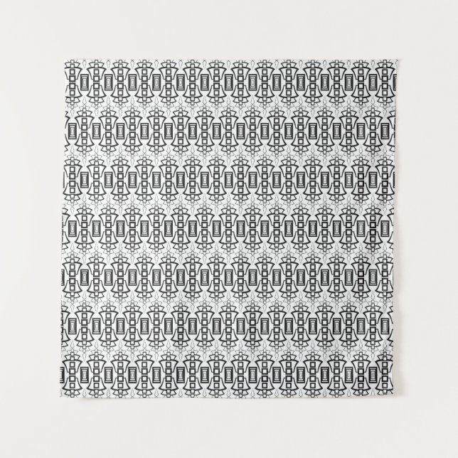 Art Deco Wandteppich (Vorderseite)