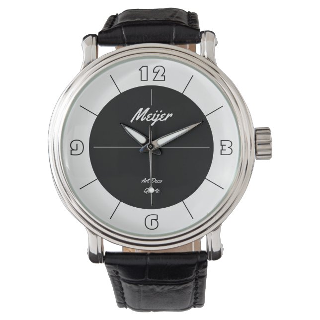 Art Deco watch Armbanduhr (Vorderseite)