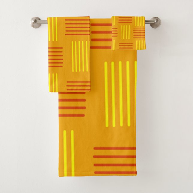 Art Deco Weave Badhandtuch Set (Insitu)