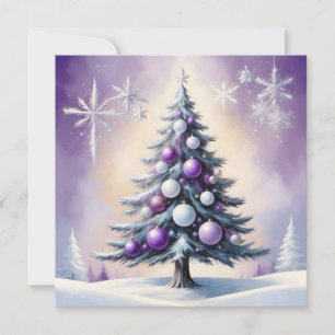 Art Deco Weihnachten Lila und Silver Haze