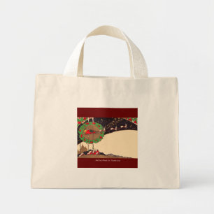 Art Deco Weihnachten Mini Stoffbeutel