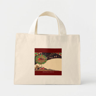 Art Deco Weihnachten Mini Stoffbeutel
