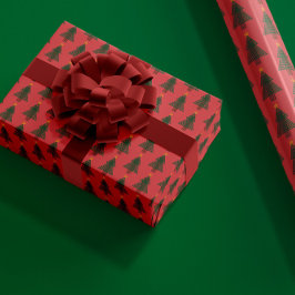 Art Deco Weihnachtsbaum Geschenkpapier
