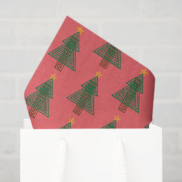 Art Deco Weihnachtsbaum Seidenpapier