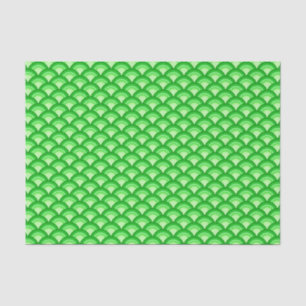 Art Deco Wellenmuster - Jade grün Seidenpapier