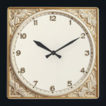 Art Deco White Quadratische Wanduhr<br><div class="desc">Großartiges Uhrendesign. Du wirst es wie andere Liebe bekommen. Sie können dieses Design auch für andere Produkte verwenden,  die Sie mögen,  oder Ihren Text anpassen und hinzufügen. Folgen Sie mir für mehr. Vielen Dank. Ich wünsche Ihnen einen schönen Tag.</div>