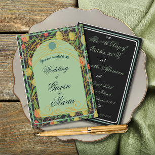 Art Deco Wilhelm Tell Einladung