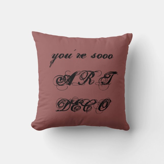 ART DECO wirft DEL REY PILLOW Kissen (Vorderseite)