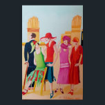 Art Deco Women Poster<br><div class="desc">Art Deco Women and Fashion Artwork Dieses Ölgemälde stammt aus meiner Art Deco Kollektion,  die mit beruflicher Ölfarbe auf gedehnten,  in die Galerie eingewickelten Leinwand entstand.</div>