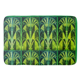 ART DECO WOOD INLAY FANS BADEMATTE