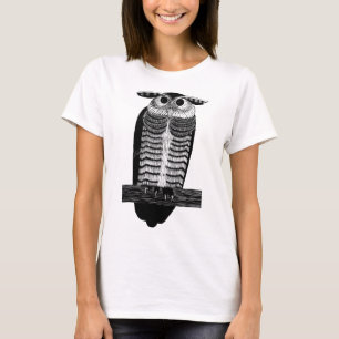 Art Déco Zurueck Tier Wildvogel T-Shirt