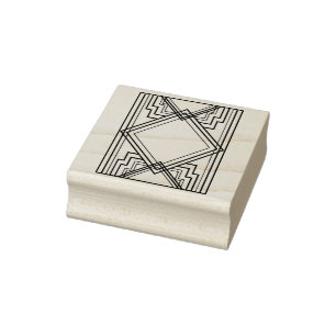 Art Deko Art Briefmarke Gummistempel