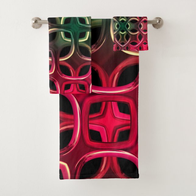 Art Deko Badhandtuch Set (Insitu)