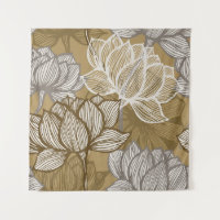 Art Deko Blume Muster. Blume